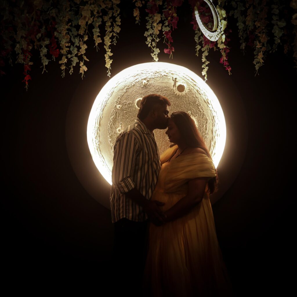 Guests celebrating special occasions at Moon Town Private Theatre, luxury private theatre and celebration venue in Bangalore